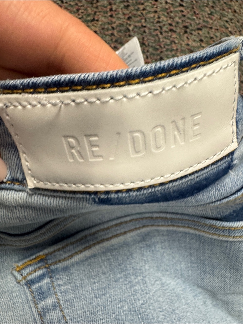 Re/Done mid rise wide leg palazzo jeans - Picture 6 of 7